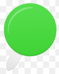 Pin green Icon Flatastic 9 Iconset Custom Design - Circle Emoji