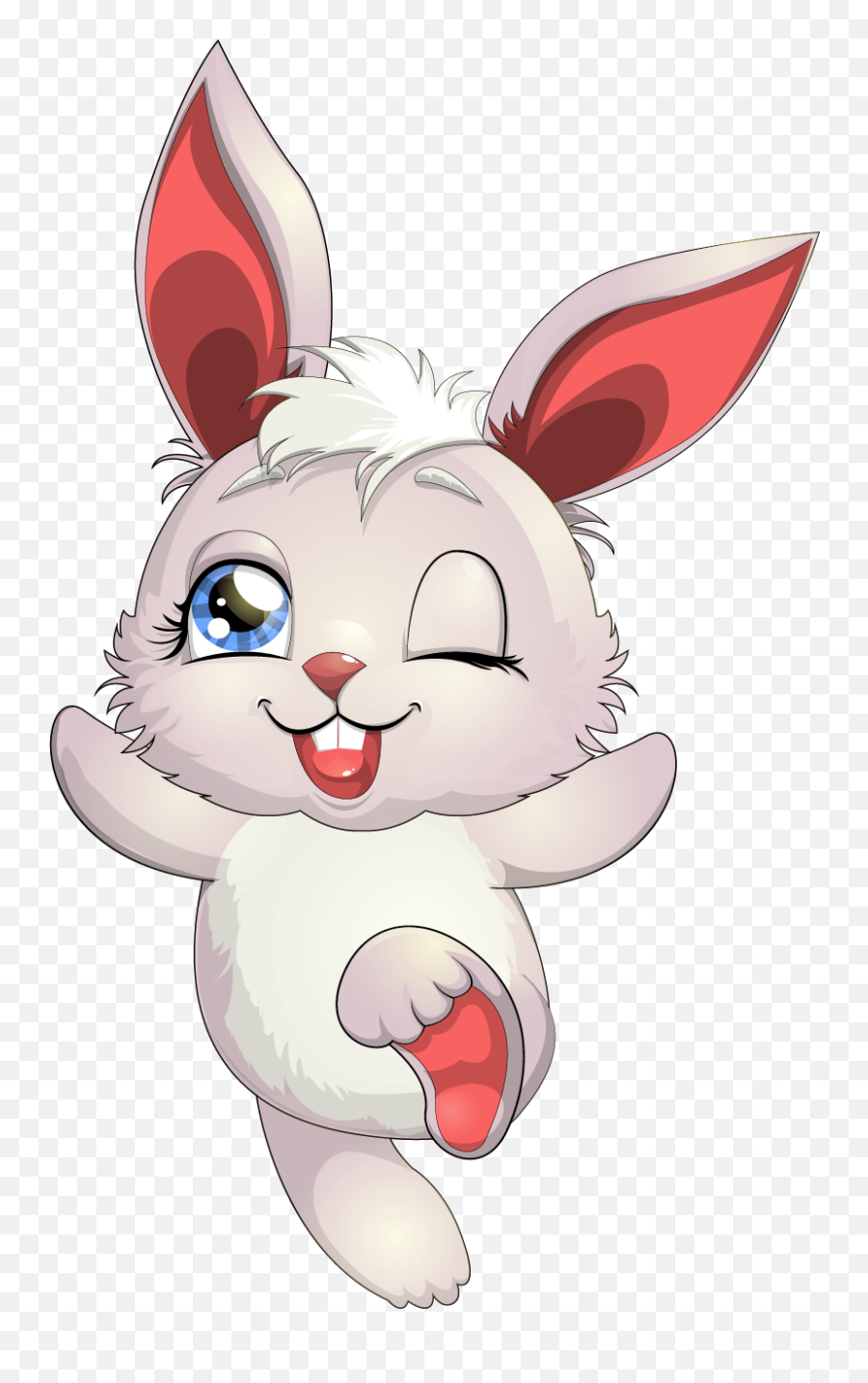 Download Thumper Bugs Bunny Rabbit Easter Cartoon Clipart - Cute Cartoon Rabbit Emoji,Easter Bunny Emoticon Free