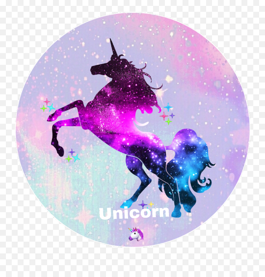 Unicorncandycaca Sticker By Lenah Lucero - Silhouette Unicorn Png Emoji,Emoji Caca