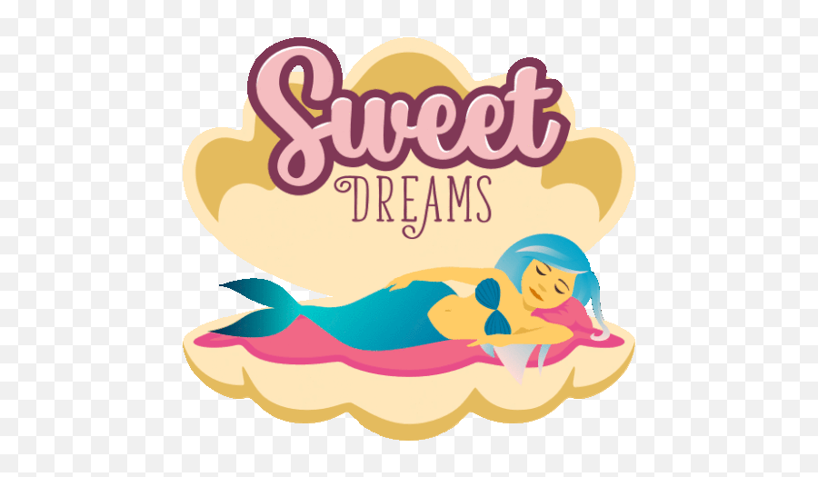 Sweet Dreams Mermaid Life Gif - Happy Emoji,Sweet Dreams Emoji