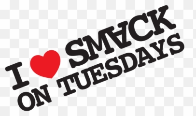 L Love Smack On Tuesday Logo - Darts Fridge Magnet Language Emoji