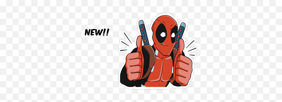 New Super Heroes Stickers - Superhero Emoji,Deadpool Emojis