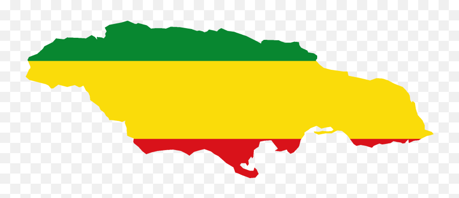 Flag Map Of Jamaica - Map Of Jamaica Emoji,Jamaica Flag Emoji
