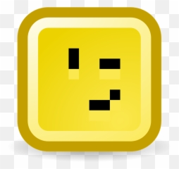 Free Photo Pixelated Computer Wink Blink Twinkle Smiley - Clin D Oeil Ordi Emoji,Thinking Emoji
