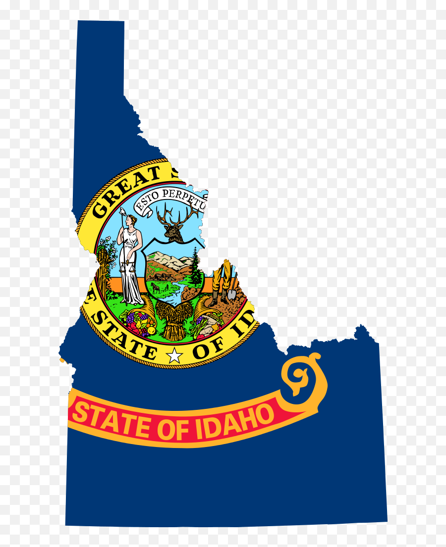 Flag - Idaho Flag And Map Emoji,Chicago Flag Emoji