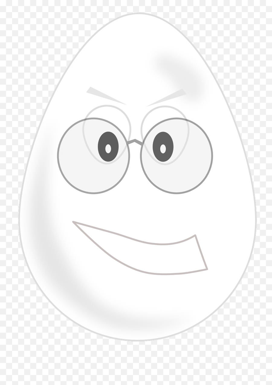 Egg Glasses Grimly Grim Fierce - Smiley Emoji,Egg Emoticon