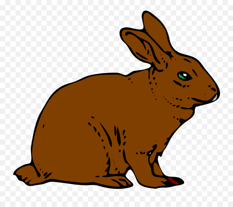 Rabbit Bunny Hare - Brown Rabbit Clipart Emoji,Bunny Ears Emoji