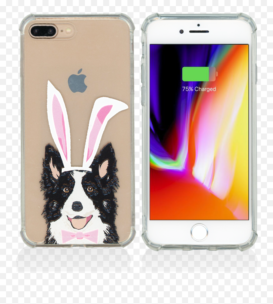 Iphone 7 Plus Mm Opal Art Series - Iphone 8 Wireless Charger Emoji,Dog Emoji Iphone