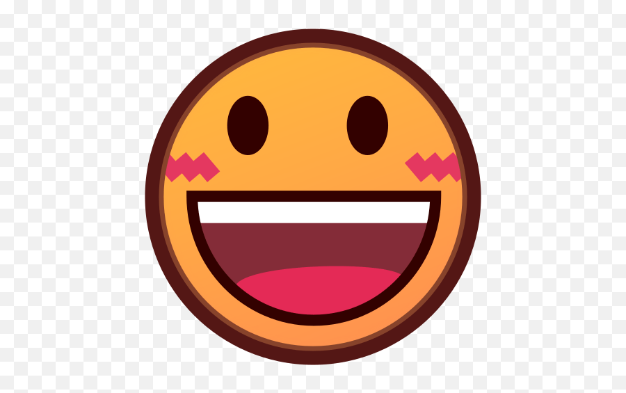 Smiling Face With Open Mouth Emoji For Facebook Email Sms - Pink Heart Eyes Emoji,Smiling Emoji