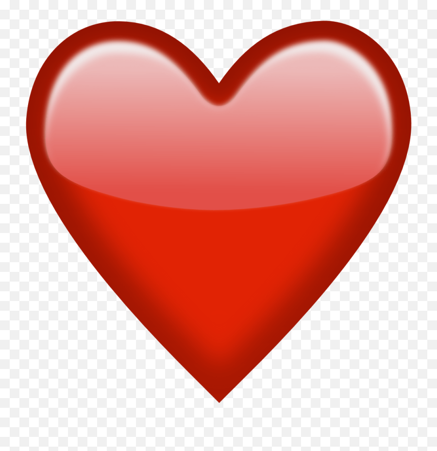 Heart Emoji Shine - Transparent Background Red Heart Emoji,Emoji Heart