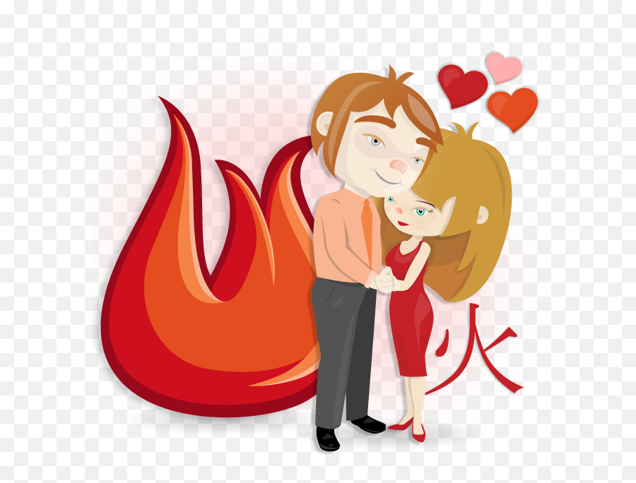 The 5 Elements - Cartoon Emoji,Fire Emotion