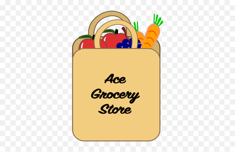 Grocery Shopping Bag - Animasi Tas Belanja Png Emoji,Grocery Bag Emoji