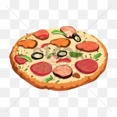 Pizza Pepperoni Clipart - Emoji