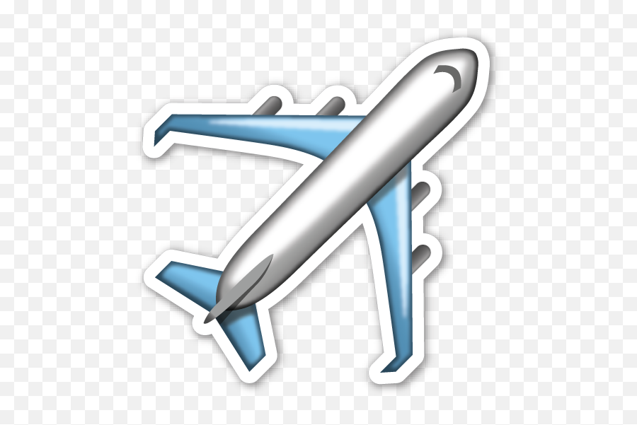Airplane - Airplane Emoji Png,Plane Emoji