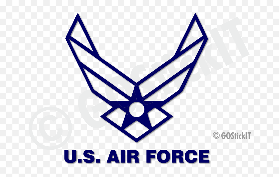 Transparent Emblem Air Force Picture - Transparent Us Air Force Logo Emoji,Air Force Symbol Emoji