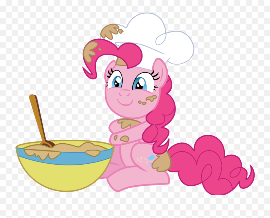 Baking Clipart Pink Chef Hat - Pinkie Pie Chef Png Baking Cartoon Png Emoji,Chopsticks Emoji