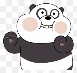 Panda Bear Uwu Cute Webarebearscartoon - Bare Bears Png Emoji