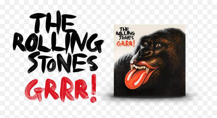 Rolling Stones Grrr Cd Png - Monkey Emoji,Grrr Emoji