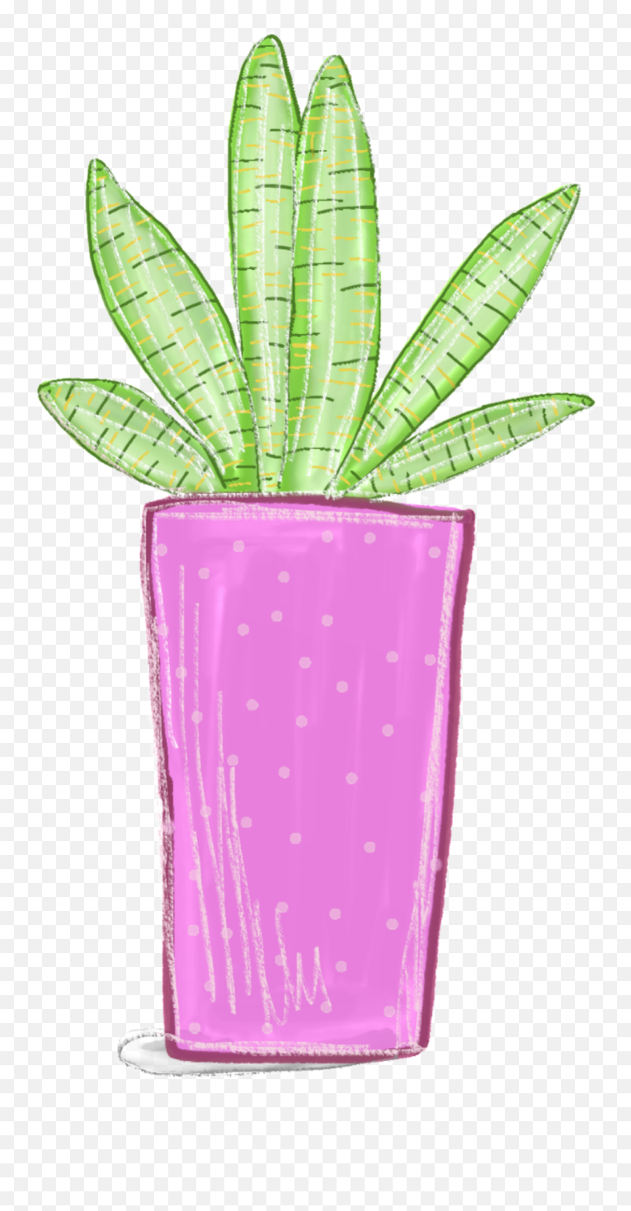 Ftestickers Clipart Plant Pottedplant Succulent Cute - Houseplant Emoji,Potted Plant Emoji