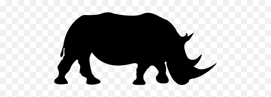 Walking Rhinoceros Sticker - Herbivorous Animals Emoji,Rhino Emoji