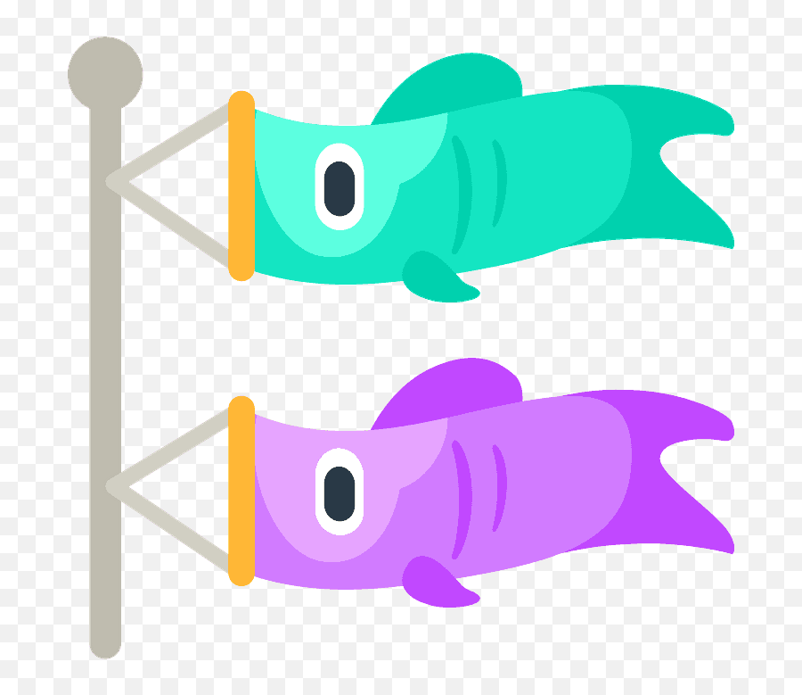 Carp Streamer Emoji Clipart Free Download Transparent Png - Fish,Tanabata Tree Emoji