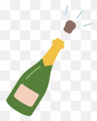 Champagne clipart Free download transparent PNG Creazilla - Pop Emoji