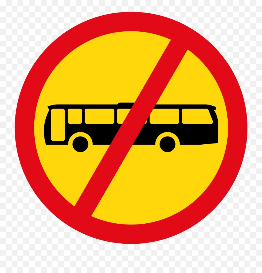 Sadc Road Sign Tr227 - Prohibition Sign Tour Buses Emoji,Emotion Icons For Texting