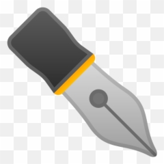 Black Nib Emoji Meaning With Pictures - Pen Icon Emoji,Pen Emoji