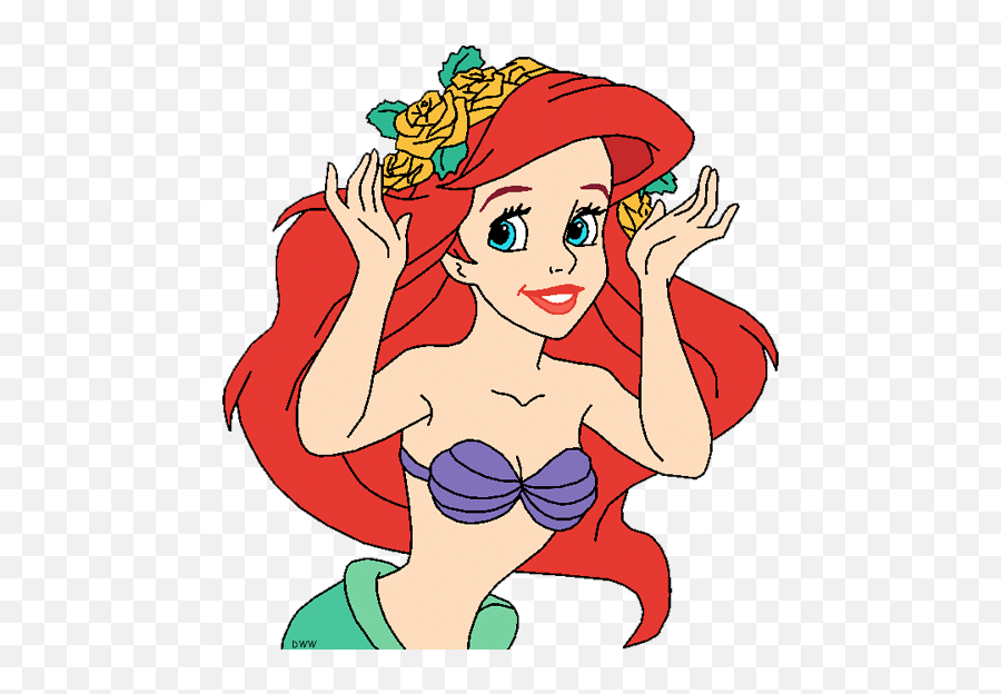 Ariel Vector File Transparent Png - Ariel The Little Mermaid Clipart Emoji,Little Mermaid Emoji