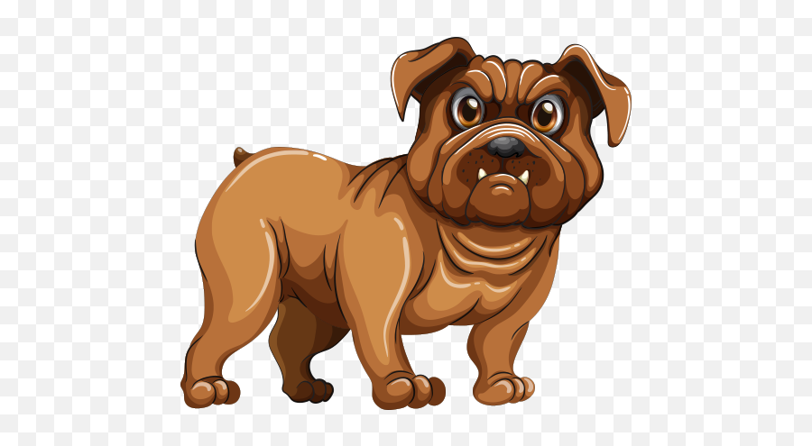 Dog Emoji Stickers App - Bulldog Dog Png Vector,Dog Emoji Iphone