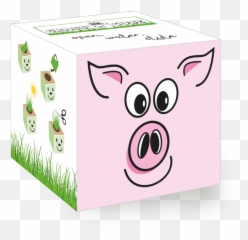 Pig - Panda Cube Emoji,Box Emoticon