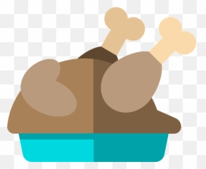 Food Fried Turkey Icon Free Vector - Chicken Food Icon Clipart Emoji,Turkey Leg Emoji