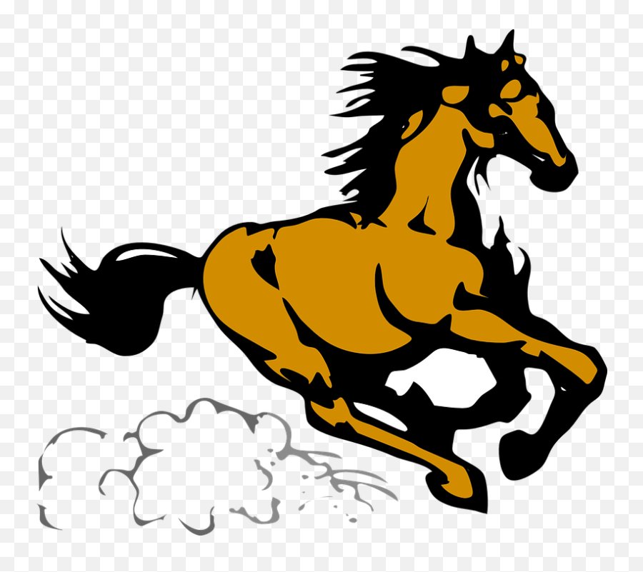Free Equine Horse Vectors - Running Horse Cartoon Clipart Emoji,Horse Head Emoji