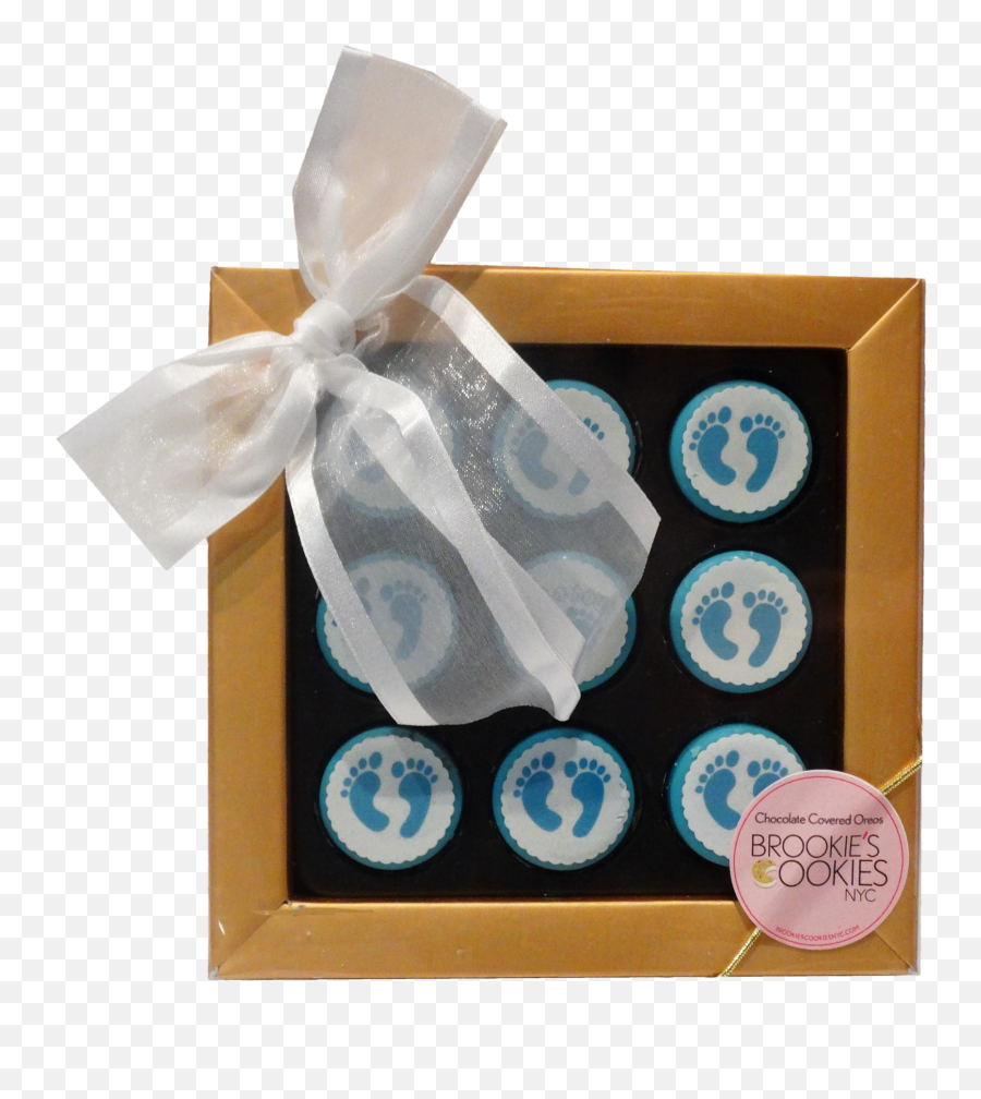 Mini Chocolate Covered Oreos Gift Box - Wrapping Paper Emoji,Pin And Boy Emoji