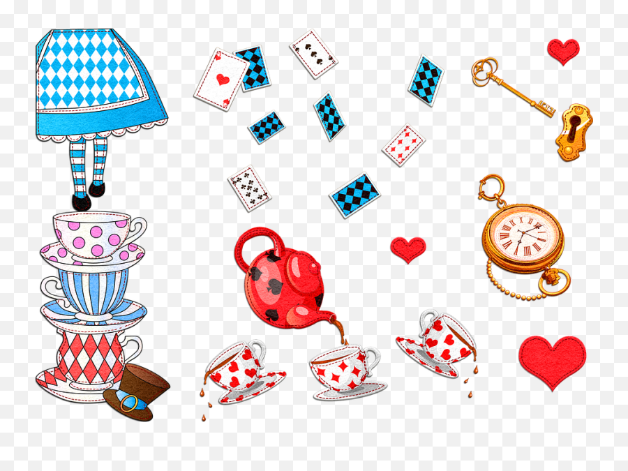 Alice In Wonderland Tea Party - Tea Party Alice Wonderland Emoji,Emoticons Text Message