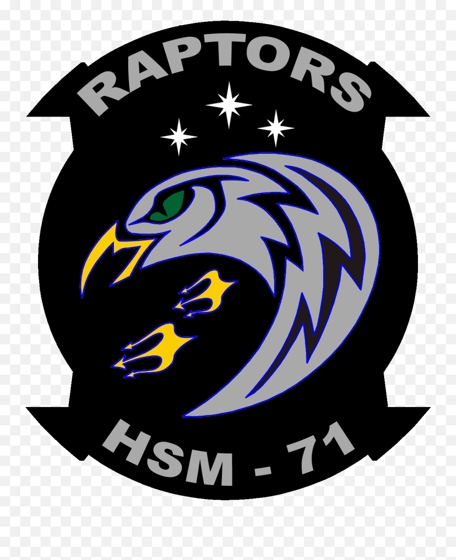 Helicopter Maritime Strike Squadron - Hsm 71 Raptors Emoji,Three Fingers Emoji