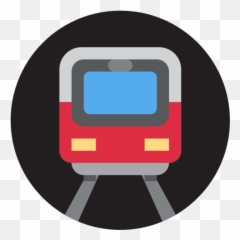Metro Emoji Icon Of Flat Style - Metro Icon Transparent,Subway Emoji