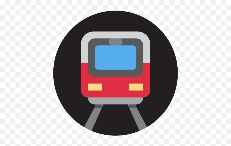 Metro Emoji Icon Of Flat Style - Metro Icon Transparent,Subway Emoji