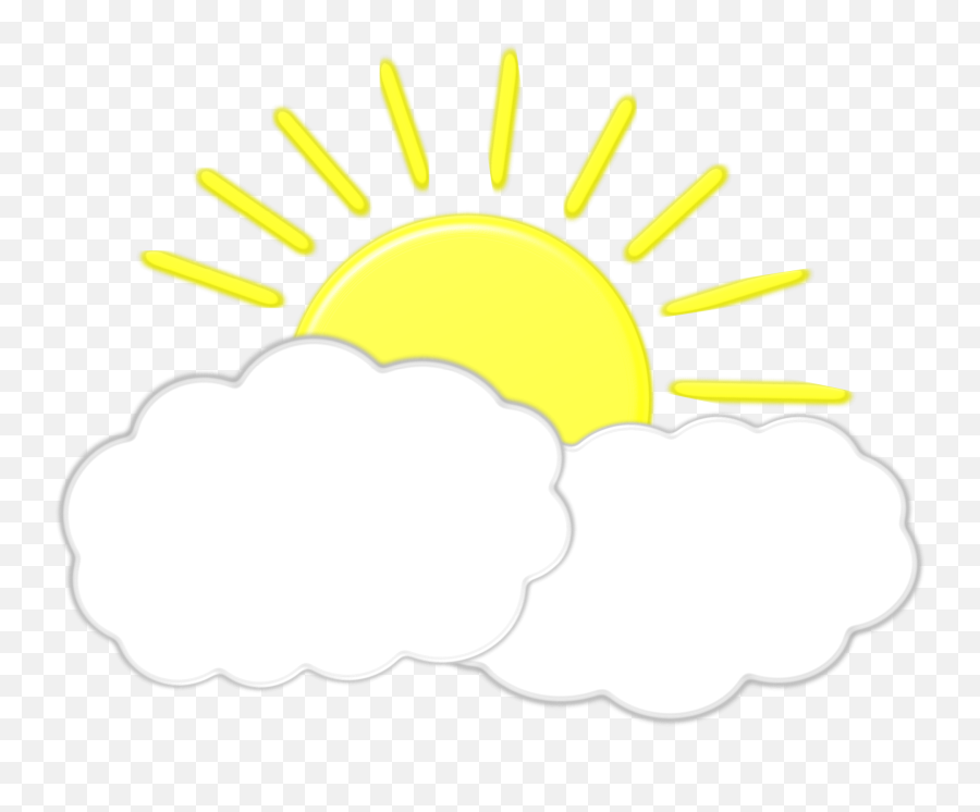 Library Of Sun Clouds Picture Transparent Library Png Png - Sun Behind Clouds Clipart Emoji,Sun Emoji Png