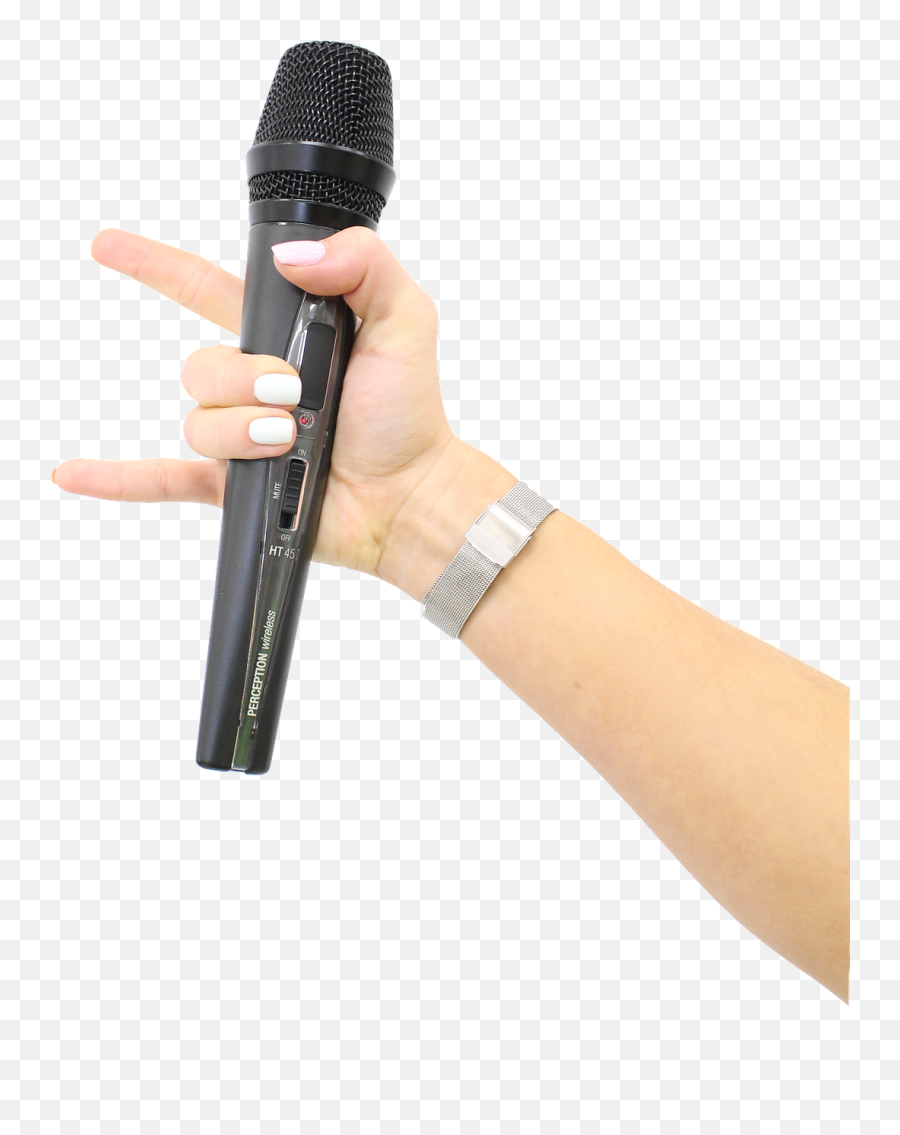 Hand Hold Microphone Rock Concert - Hand With Microphone Transparent Emoji,Rock Fist Emoji