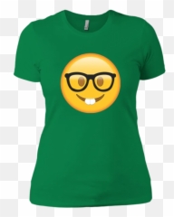 Nerd With Glasses Emoji Shirt Costume Birthday Party T Shirt - Thisrt Feliz Dia Mama,Heavy Metal Emoji