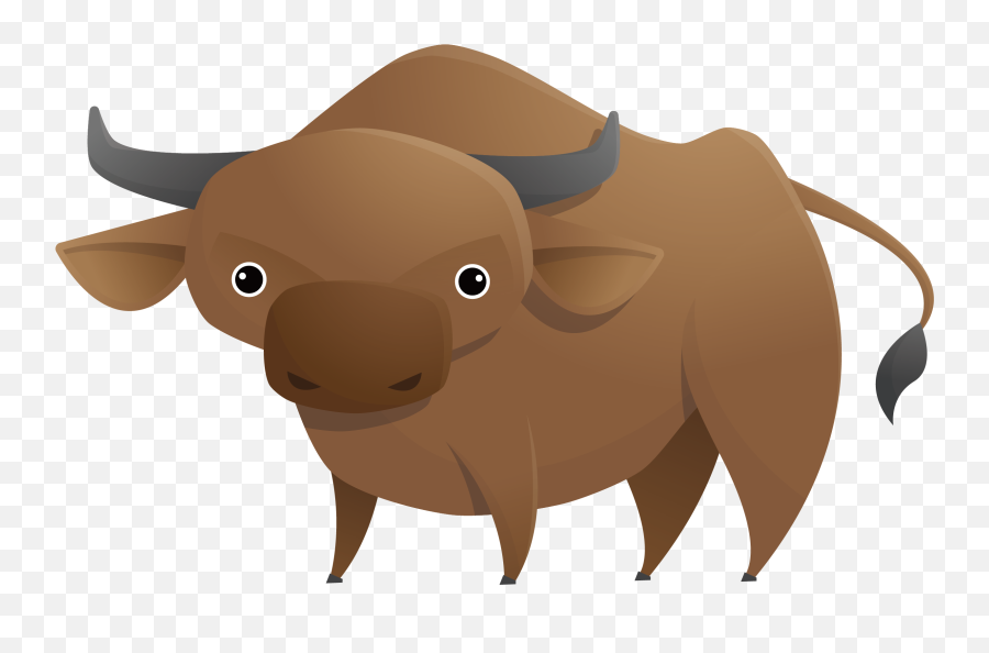 Free Buffalo Silhouette Png Download Free Clip Art Free - Cartoon Transparent Buffalo Emoji,Buffalo Emoji