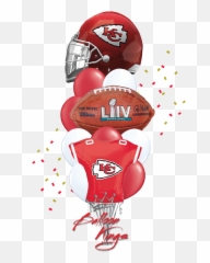 Super Bowl Chiefs Bouquet - Cartoon Emoji,Super Bowl Emoji