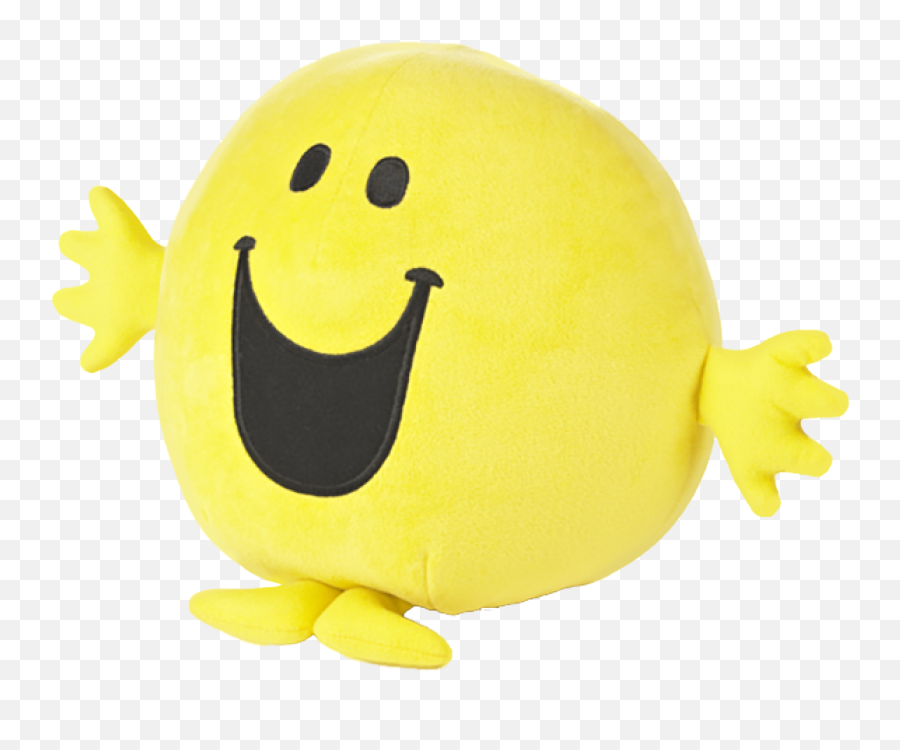 Mr Men Mr Happy 4 Beanie Plush By Newton Enterprises - Smiley Emoji,Cthulhu Emoticon