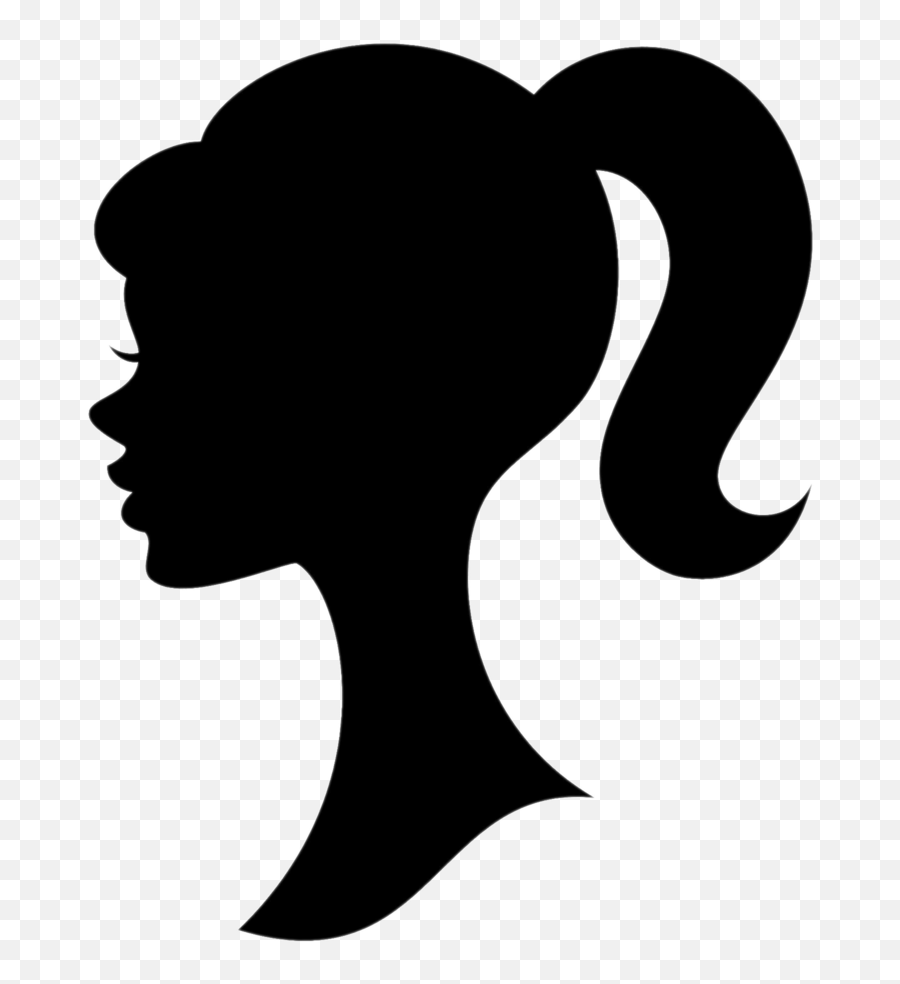 Download Free Png Girl - Barbie Head Logo Transparent Emoji,Ponytail Emoji