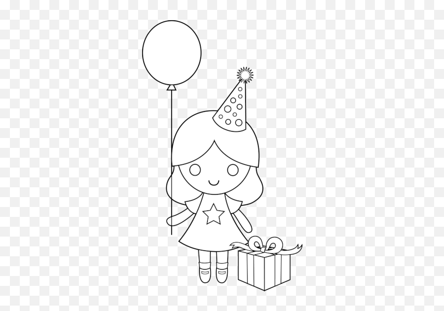 Free Birthday Girl Clipart - Doum Günü Resmi Çizimi Emoji,Birthday Girl Emoji