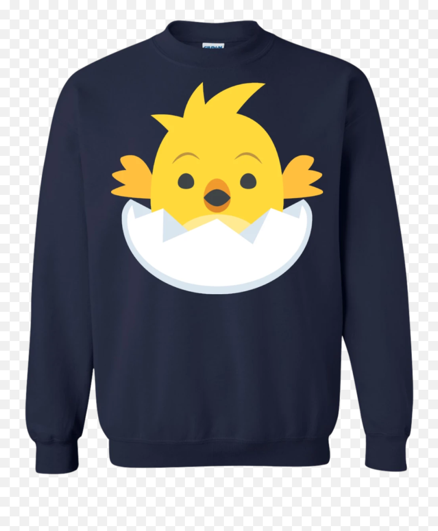 Chick Hatching Emoji Sweatshirt - Football Moms T Shirt,Emoji Pullover
