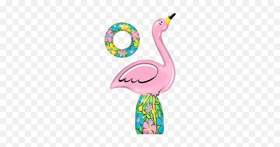 Inflatable Flamingo Ring Toss Game - Animal Figure Emoji,Flamingo Emoji