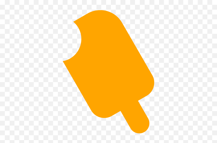 Orange Ice Cream Icon - Icon Emoji,Ice Cream Sun Cloud Emoji