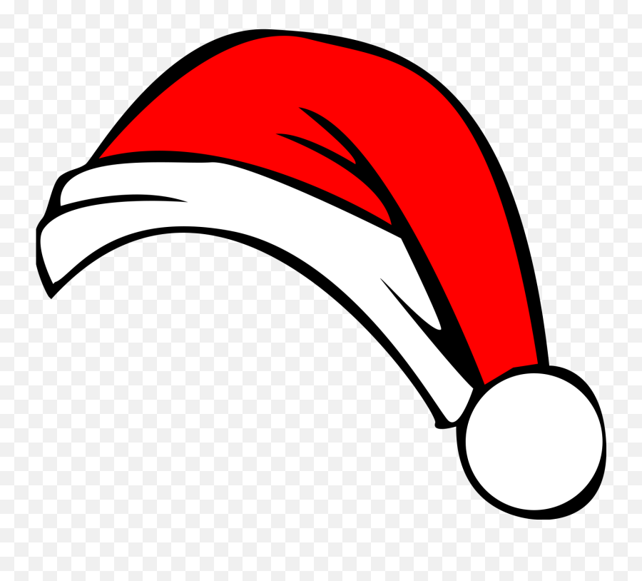Santa Hat Clip Art Cartoon - Cartoon Santa Hat Png Emoji,Emoji With Santa Hat